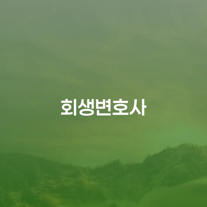 개인회생 중지명령 빚 해결할 전략은 이렇게