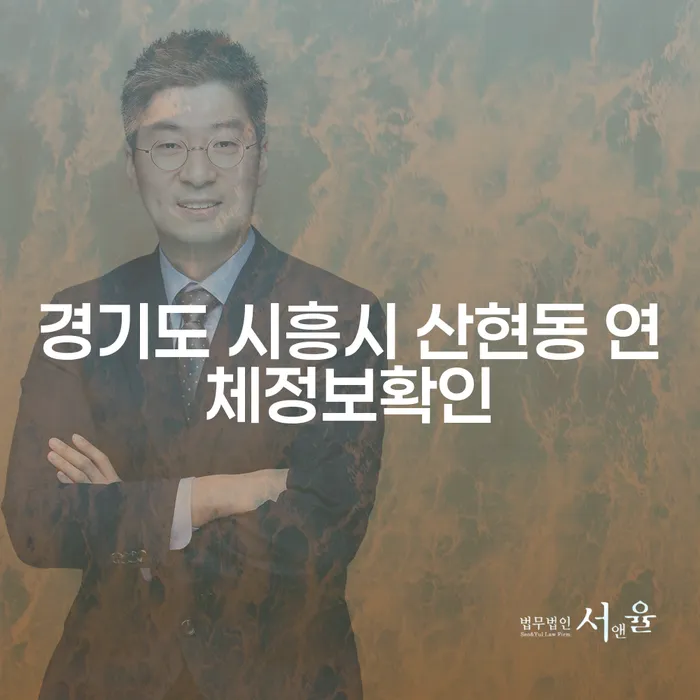 경기도 시흥시 산현동에서 연체정보를 확인하고 개인회생을 신청하려면?