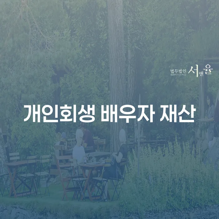 개인회생, 배우자 재산 어떻게 처리해야 할까요?